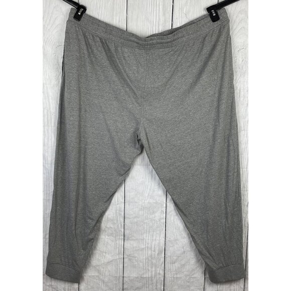 Fruit Of The Loom Men's 4XL Gray Elastic Waist Drawstring Pants with Pockets - Picture 3 of 6